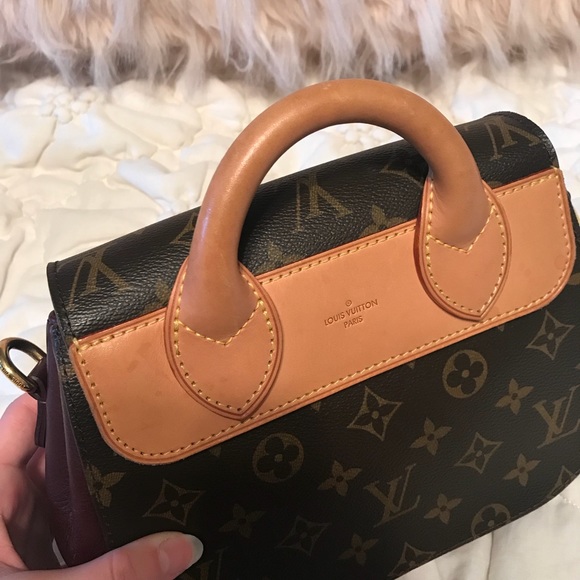 EUC Louis Vuitton Monogram Canvas Burgundy Eden PM - Picture 7 of 8